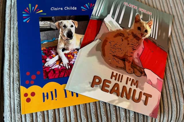 Claire has been inspired to write two children's books by the experience - Animal News Agency