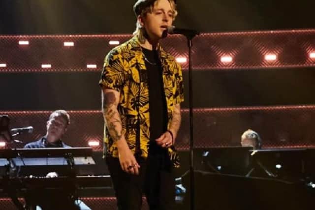 Craig Eddie, from Falkirk, performing in the blind auditions on ITV's The Voice (Pic: ITV/The Voice)