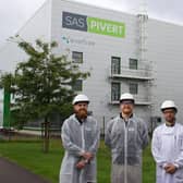 Founders Scott Kennedy and Fergus Moore at SAS Pivert in France
