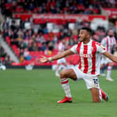 New Scotland recruit Jacob Brown drew a blank for Stoke City v Blackpool but veteran strike partner Steven Fletcher gave his side 1-0 win  (Photo by Ashley Allen/Getty Images)