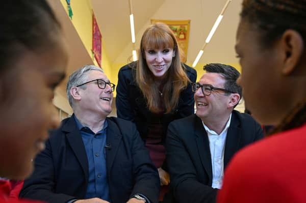 Sir Keir Starmer, Angela Rayner and Andy Burnham