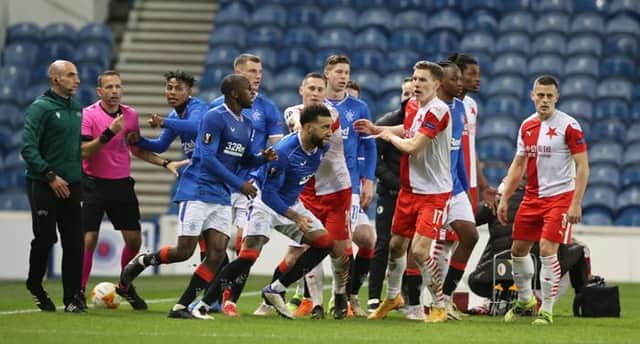 Rangers could face a Champions League rematch with Slavia Prague next season after the explosive meeting of the teams in the last 16 of the Europa League at Ibrox in March. (Photo by Alan Harvey / SNS Group)