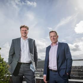 From left: Forrit CEO Peter Proud and SNIB executive director Jimmy Williamson. Picture: Chris Watt Photography.