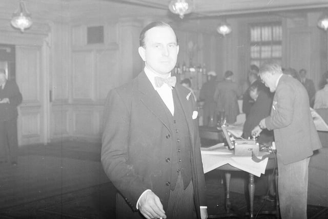 Mr Ian Hunter, the Artistic Director of Edinburgh International Festival, pictured in 1953.