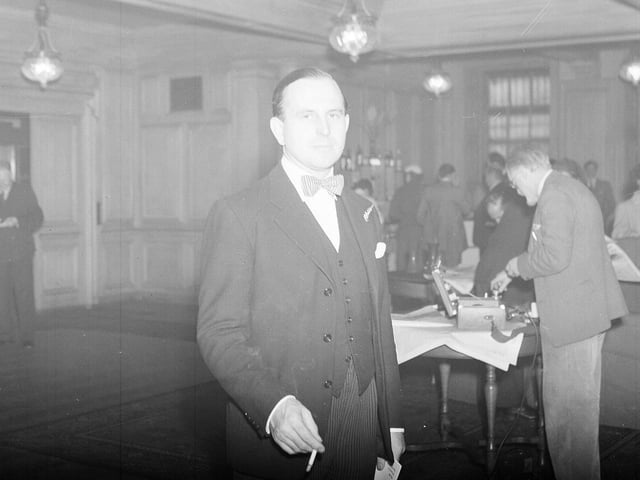 Mr Ian Hunter, the Artistic Director of Edinburgh International Festival, pictured in 1953.