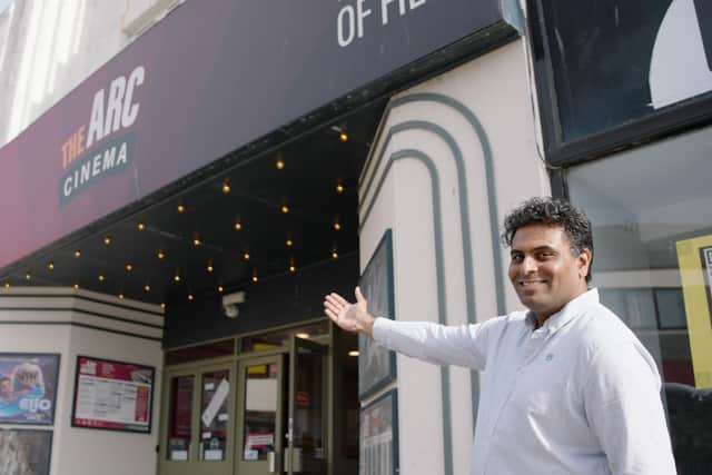 Haresh Sood was delighted to bring his documentary Cama Sood Hara to Peterhead's Arc Cinema for its Scottish premiere.