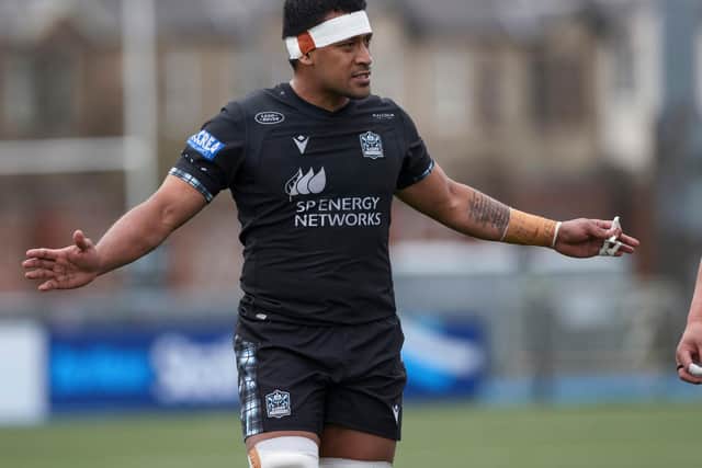 Fotu  Lokotui in action for Glasgow Warriors. He has agreed a deal to join Agen. Picture: Craig Williamson/SNS