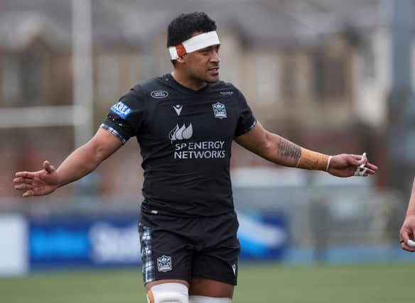 Fotu  Lokotui in action for Glasgow Warriors. He has agreed a deal to join Agen. Picture: Craig Williamson/SNS