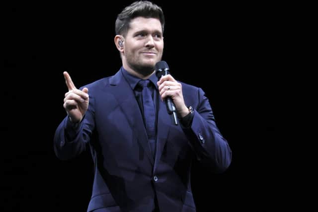 Creamy-voiced Michael Bublé is a seasoned entertainer (Picture: Ethan Miller/Getty Images)