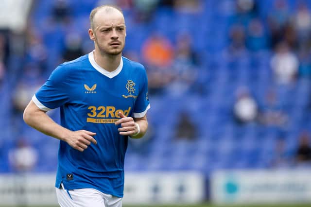 Rangers winger Brandon Barker has fallen out of favour at Ibrox. Picture: SNS