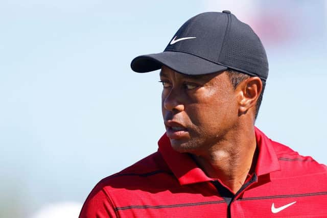 Tiger Woods pictured during the final round of the Hero World Challenge at Albany Golf Course in Nassau, Bahamas. Picture: Mike Ehrmann/Getty Images.
