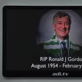 A minute's applause in memory of Hibs chairman Ron Gordon will take place prior to the Viaplay Cup final.  (Photo by Mark Scates / SNS Group)