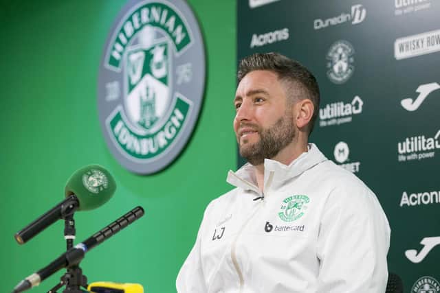 Hibs manager Lee Johnson wants to finish in the top six and then press for the European positions.