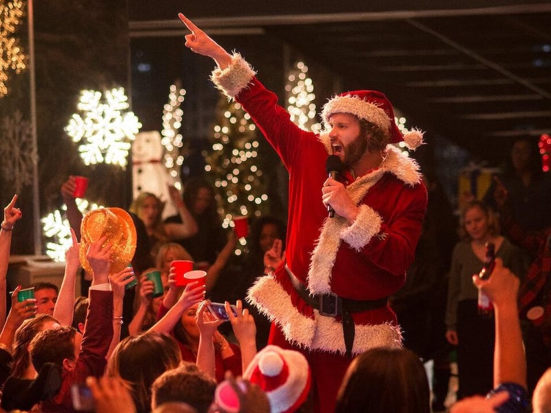 A branch manager decides to throw a Christmas party to end all Christmas parties when he CEO sister threatens to shut down his branch.