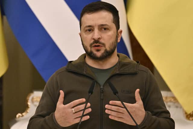 Ukraine's President Volodymyr Zelensky. (Photo: AFP via Getty Images)