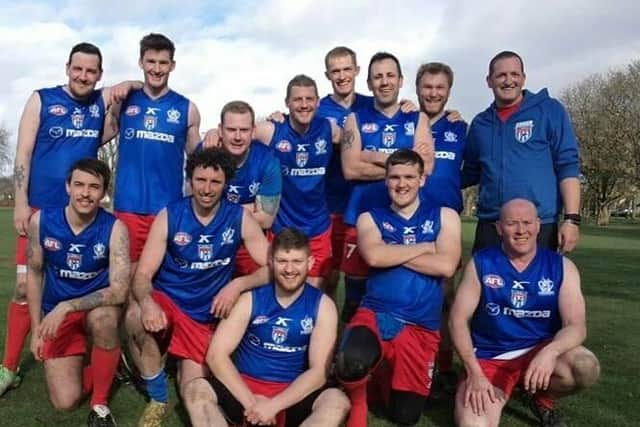 One of the inaugural Kingdom Kangaroos squads