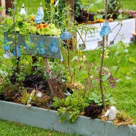 Bun Sgoil Stafainn of Portree's 'Wetlands of Wonder' was awarded the prize for Best Garden in the One Planet Picnic theme in 2019
