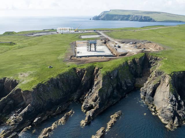 The spaceport in Unst on the Shetland Islands.