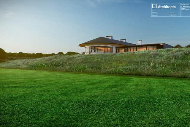 The new clubhouse will offer stunning views over the course