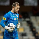 Carl-Johan Eriksson of Mjallby AIF has joined Dundee United, subject to international clearance.  (Photo by David Lidstrom/Getty Images)