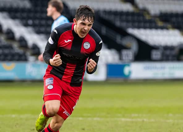 St Mirren's Jamie McGrath says the carrot in the Scottish Cup quarter final away to Kilmarnock is getting back to Hampden and making amends for poor showing against Livingston n Betfred Cup last four earlier this year.  (Photo by Roddy Scott / SNS Group)