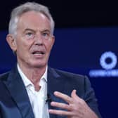 Tony Blair speaks onstage during the 2023 Concordia Annual Summit at Sheraton New York. Picture: Getty Images