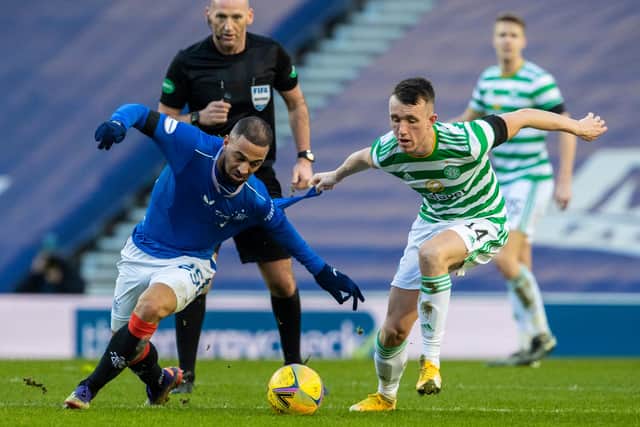 David Turnbull was making his Old Firm debut.