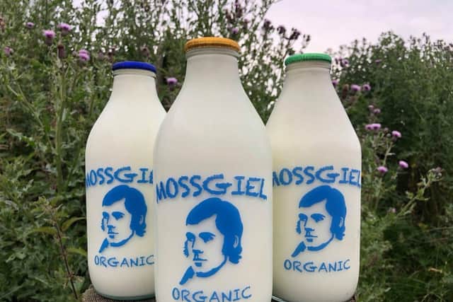 Mossgiel milk has been packaged in glass bottles since 2019.