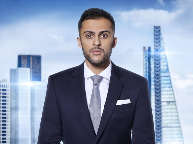 London-based Sharma is a city banker and the youngest candidate in the series.

He said: “Some say I’m delusional, I prefer the term optimistic. Lord Sugar’s investment will help me escape the rat race of a banking job. I’m the hardest working rat he’ll ever meet.”