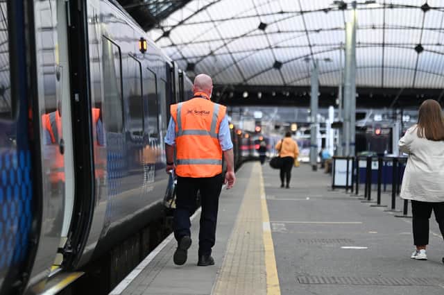Conductors are staging Sunday strikes over being paid less than drivers for working on days off. Picture: John Devlin