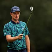 Justin Rose lines up a during the first round of the BMW PGA Championship at Wentworth. Picture: Richard Heathcote/Getty Images.