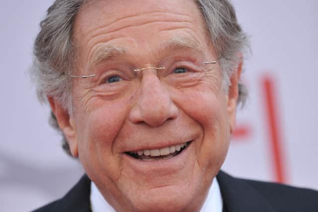 George Segal at AFI Life Achievement award to Mike Nichols held at the Sony Studios in Los Angeles (Photo by Chris Delmas/ AFP via Getty Images).