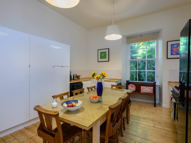 There is plenty of space in the kitchen/breakfast room