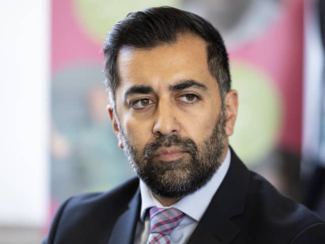 First Minister Humza Yousaf during a visit to the Thistle Foundation in Edinburgh. Picture: Robert Perry/Getty Images