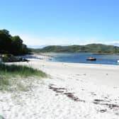 The Silver Sands of Morar offers stunning views, particularly at sunset, over to Eigg and Rum (Picture: Norrie Adamson/geograph.org)