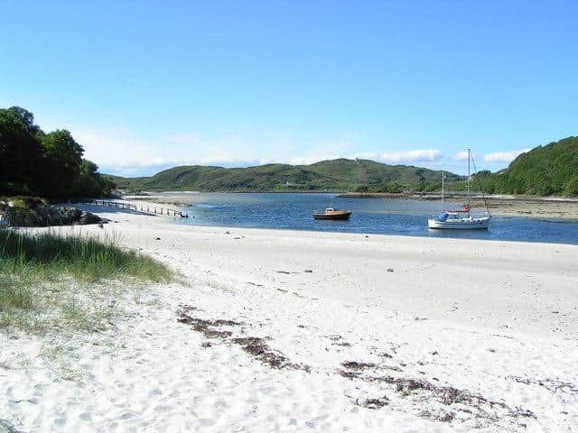 The Silver Sands of Morar offers stunning views, particularly at sunset, over to Eigg and Rum (Picture: Norrie Adamson/geograph.org)