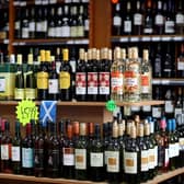 Alcohol for sale in an Edinburgh off-licence. Picture: Jane Barlow/PA Wire