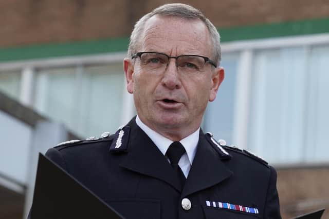 Sir Iain Livingstone, the outgoing chief constable of Police Scotland, has admitted that the force is institutionally racist, sexist, misogynistic, and discriminatory. Picture: PA