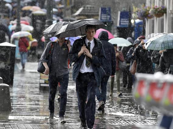It's time to dig out those brollies as the good weekend weather vanishes for the week ahead.