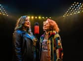 Rebekah Hinds and Bronté Barbé play Stella and Kathy in new musical Kathy and Stella Solve a Murder. Picture: Mihaela Bodlovic