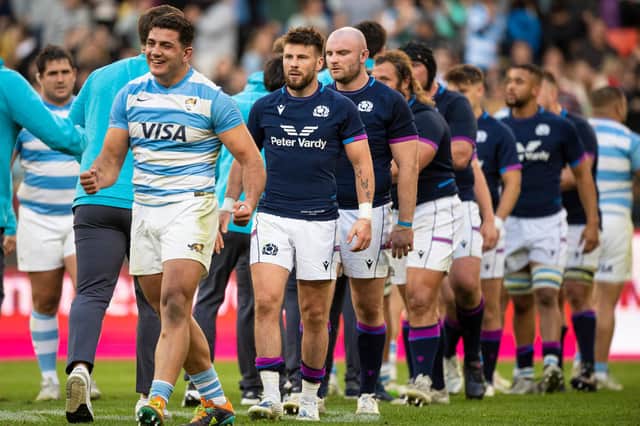 Scotland were criticised for the way they let a lead slip against Argentina
