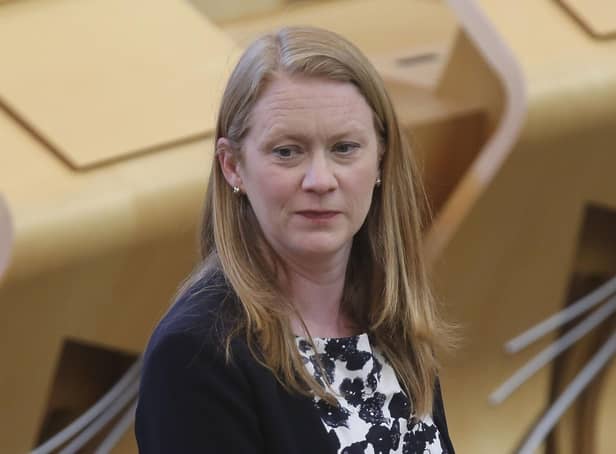 Education Secretary Shirley-Anne Somerville must act over claims made about South Lanarkshire College (Picture: Fraser Bremner/WPA pool/Getty Images)