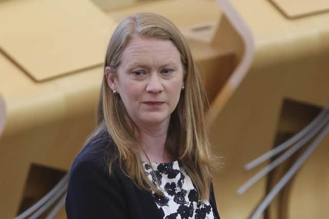 Education Secretary Shirley-Anne Somerville must act over claims made about South Lanarkshire College (Picture: Fraser Bremner/WPA pool/Getty Images)