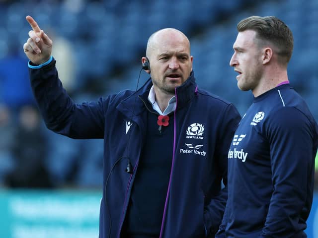 Scotland coach Gregor Townsend explained his decision to omit Stuart Hogg from the summer tour.  (Photo by Craig Williamson / SNS Group)