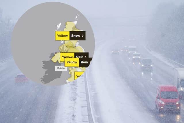 Weather warnings are in place until Thursday