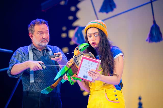 Richard Conlon and Olivia Hemmati in Cinderella at the Lyceum