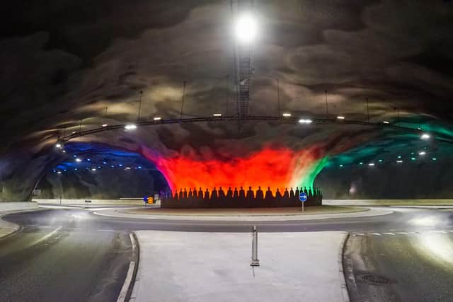 The world's first undersea roundabout opened in the Faroe Islands in 2020