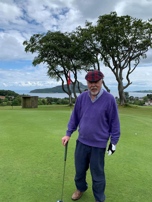 Away from medicine, Stewart Hunter loved his golf