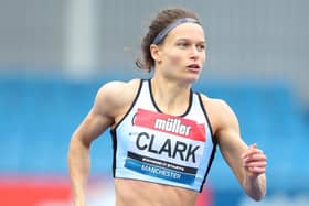 Zoey Clark, pictured competing last year during the Muller UK Athletics Championships at Manchester Regional Arena.