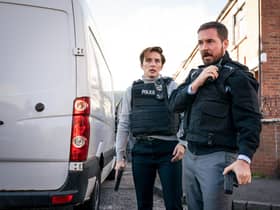 Vicky McClure as DI Kate Fleming and Martn Compston as DI Steve Arnott in Line of Duty.